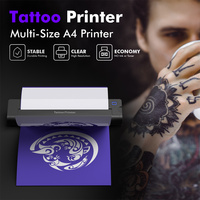 Mini-imprimante thermique A41 avec interface USB, batterie 2600 mAh, sans encre, résolution 203 dpi pour papier de tatouage et étiqueteuse