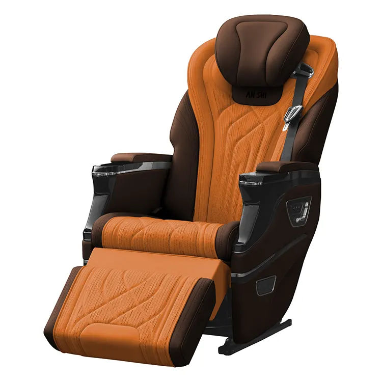 Limuzin lüks VIP RV VAN elektrikli ayarlanabilir havalandırma modifiye özel Prado deri araba koltuğu