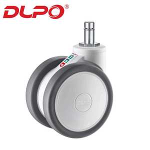 DLPO Hochwertiges medizinisches Rad 4 "Durchmesser Hochleistungs-Doppel rad rollen - Product Image 5