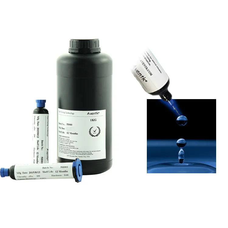 Aventk UV adhesive Non-residual Glue Temporary PrHotection Of Substrate During Welding Or High Temperature Spraying Uv Glue