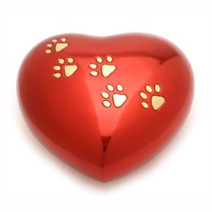 Urnas decorativas con forma de corazón para cremación de mascotas, diseño personalizado de urnas de cremación para funerario o para el hogar - Product Image 4