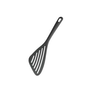 Espátula ranurada Tecna Wender negra, utensilio de cocina para cocinar y servir - Product Image 1