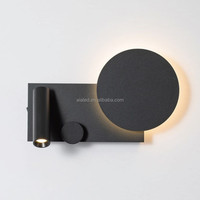 Lampe murale de lecture USB Type-C avec lumière d'ambiance, projecteur 3W à intensité variable pour les stations balnéaires