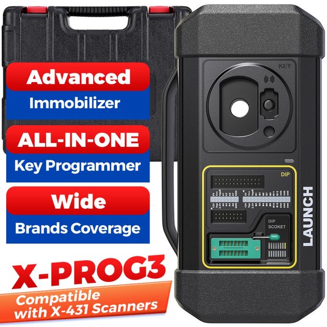 LAUNCH X431 X-PROG 3 Car IMMO Pro-grammer Immobilizer Tool Smart Keys Remote