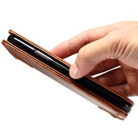 Étui de téléphone magnétique de luxe, étui à rabat en cuir, porte-cartes détachable, housse pour iPhone 16 15 14 13 12 Pro Max Plus Mini