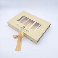 Emballage cadeau en papier cartonné de luxe avec logo personnalisé, boîte à tiroir coulissant pour chocolats, boîte en papier rigide avec insert pour dattes, baklava