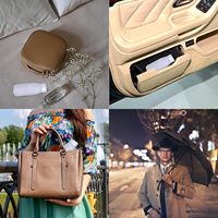 Impression personnalisée Mini parapluie pour sac à main de voyage avec étui pour soleil et pluie Parapluie avec protection UV Léger et compact