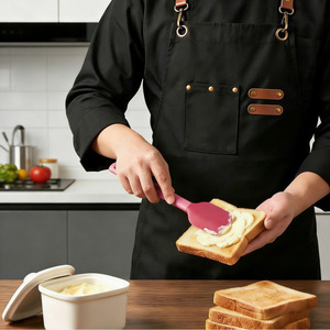 Silicone Spatulas Set 6 Pieces Oven Safe <b>Hand</b> <b>Wash</b> Only For Baking Cooking Utensils - Product Image 4