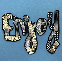 Appliques brodées en sequins 3D pour ordinateur, avec décoration en dentelle, principalement en tissu, forme personnalisée