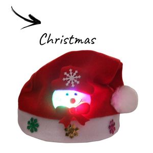 أزياء Ouruidan حفلة الأعياد Klein أزرق قبعة عيد الميلاد عيد الميلاد مع إضاءة ليد - Product Image 3