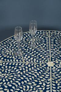 โต๊ะกาแฟสไตล์โบราณฝังกระดูก งานแฮนด์เมด เฟอร์นิเจอร์อินเดียแบบดั้งเดิม สำหรับห้องนั่งเล่น ห้องครัว โรงแรม ในอินเดีย ขายดีที่สุด - Product Image 5