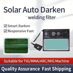 Máscara de Soldadura con Filtro de Oscurecimiento Automático Solar, Casco de Soldador, Lente de Soldadura, Máscara Protectora para Ojos - Product Image 2