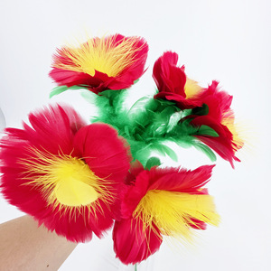 Cinco flores que se mueven, flores de plumas, venta directa de fábrica de accesorios de magia Kingmagic, magia floral. - Product Image 3
