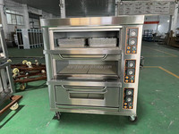 Four à pâtisserie industriel électrique et à gaz, modèle commercial automatique pour restaurants, idéal pour la cuisson du pain, des gâteaux et des pizzas - Offre spéciale