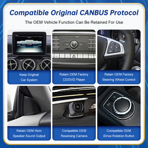 Écran tactile portable 10,25/12,3 pouces <span class=keywords><strong>Mercedes</strong></span>-Benz A/B/<span class=keywords><strong>CLA</strong></span>/GLA/GLC W205 2016-2018 NTG5.0 GPS CarPlay Multimédia Garantie de 2 ans - Product Image 4