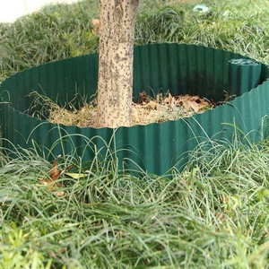 Green Flexible PE Plastic Outdoor Lawn Edging Fence Nature Garden Grass Border for <b>Flower</b> Bed Decoration - Product Image 6