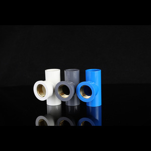 Accesorios <span class=keywords><strong>de</strong></span> PVC OEM ODM con Inserto <span class=keywords><strong>de</strong></span> Latón, Conexiones Roscadas <span class=keywords><strong>de</strong></span> <span class=keywords><strong>Cobre</strong></span>, Codo, T, Reductor, Resistentes a la Corrosión y a los Productos Químicos - Product Image 3