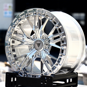 ล้อแม็กซ์ Beadlock ขัดเงา ขนาด 20x10 20x11 สำหรับรถ Drag  5-120 ล้อฟอร์จ สำหรับ Chevy Camaro Zl1 สำหรับ Bmw M3 <span class=keywords><strong>M4</strong></span> G80 G82 - Product Image 3