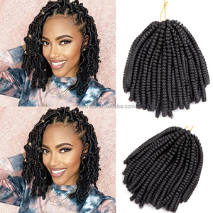 Extensiones de Cabello Sintético Passion Twist, 30 Mechones, Bomb Twist, Rizado, Spring Twist, Cabello para Crochet - Product Image 1