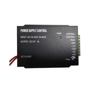 ระบบล็อคประตูแม่เหล็กอิเล็กทรอนิกส์ + แหล่งจ่ายไฟ + ระบบควบคุมการเข้าออก 125KHz RFID พร้อมปุ่มกดและแท็ก ระบบควบคุมการเข้าออกและผลิตภัณฑ์ - Product Image 5