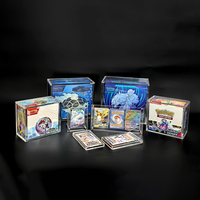 Boîte d'appoint en acrylique moderne personnalisée Elite Trainer avec couvercle magnétique protecteur transparent pour Pokemon ETB