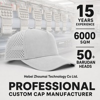 Casquette de baseball 5 panneaux personnalisée OEM ODM avec logo laser perforé, séchage rapide, pour le sport, la course, les activités de plein air, unisexe