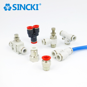 NPT/BSPT/G Thread <strong>Push</strong> <strong>in</strong> <strong>Fitting</strong> Plastic air Tube Connector Pneumatic <strong>Fittings</strong> for Machinery Applications - Product Image 4