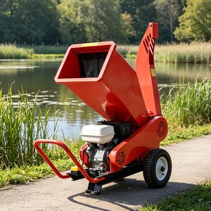 Broyeur de bois électrique, broyeur de branches et de feuilles d'arbres pour le jardin, machine à broyer les branches et les arbres - Product Image 1
