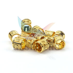 Geshifeng 8Mm Binnenmaat Koperen Materiaal Gouden Print Open Duif Poot Ringen Vogel Voet <span class=keywords><strong>Ring</strong></span> - Product Image 4