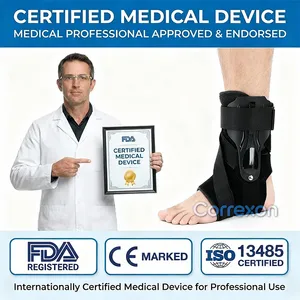 อุปกรณ์พยุงข้อเท้าแบบผูกเชือก ปรับได้ สำหรับข้อเท้าแพลงและบรรเทาอาการปวด ได้รับการรับรองมาตรฐาน CE <span class=keywords><strong>ISO</strong></span> รับสั่งซื้อทดลอง จำหน่ายจำนวน<span class=keywords><strong>ม</strong></span>าก รับผลิตตามแบบ - Product Image 4