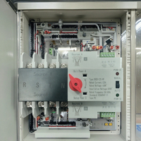 Contrôleur électrique ATS 4P sur rail DIN 125A, mini interrupteur de transfert automatique, interrupteur double alimentation