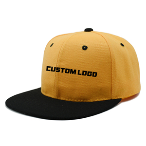 Two-Tone Snapback <b>Hats</b> - Classic Flat Brim Baseball Caps - Product Image 1