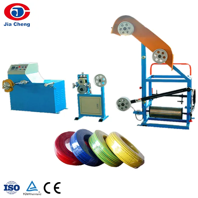 JIACHENG Automático Elétrico Cobre Cabo Fio Carretel Traverse Coil Winding Embalagem Fazendo Máquina