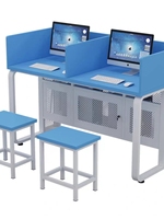 Table de laboratoire informatique universitaire de physique scolaire moderne, résistante à la corrosion, en aluminium-plastique, pour usage hospitalier