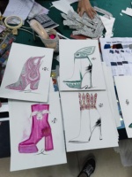 Logo personnalisé, talon, style, matériau, emballage pour fabricant de chaussures pour femmes