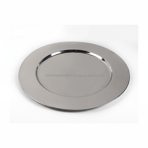 ถาดเสิร์ฟชาโลหะเครื่องใช้บนโต๊ะอาหารสำหรับงานแต่งงานที่หรูหรา - Product Image 1