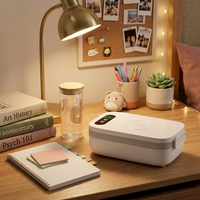 Direkter Fabrikpreis 1000ml Isolierte Multifunktionale/Einstellbare Temperatur Kabellose Elektrische Lunchbox Wiederaufladbar Tragbar