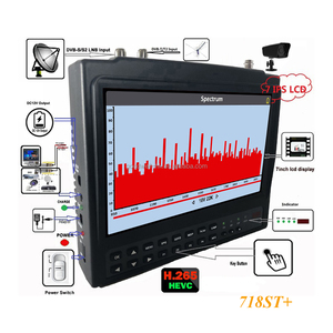 เครื่องวัดหาดาวเทียมดิจิตอล HD ขนาด7 "พร้อม DVB-S2 + T2 + C ตัวรับ<span class=keywords><strong>สัญญาณ</strong></span>ทีวีคอมโบเครื่องวิเคราะห์สเปกตรัมพร้อมเอาต์พุต DC12V สำหรับกล้องวงจรปิด - Product Image 5