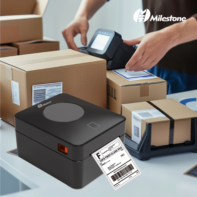 Milestone MHT-L9250 OEM Thermal Printer 4x6 Roll Label Printer with USB/LAN//WiFi for Windows/Mac/Android/iOS-in Stock
