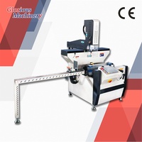 Máquina de fresado y perforación para ranuras de un solo filo en perfiles de aluminio, UPVC y persianas de vinilo