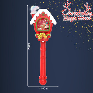 Christmas <b>Light</b> up Magic Wands Toys Cool <b>Light</b> Dynamic <b>Music</b> Party Role Play Gift - Product Image 1