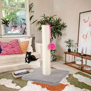 Luxuriöser Großer Katzenkratzbaum Klettergerüst Nachhaltiges Massivholz Kratzstamm mit Sisal Katzenspielzeug Weihnachtsgeschenkidee - Product Image 1