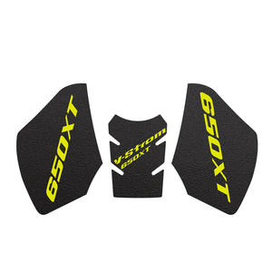 Pour <span class=keywords><strong>SUZUKI</strong></span> VSTROM DL650XT DL <span class=keywords><strong>650</strong></span> XT 2019 <span class=keywords><strong>2020</strong></span> anti-dérapant protecteur réservoir Pad autocollant gaz genouillère Traction côté 3M décalcomanie - Product Image 3