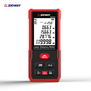 Alat Ukur Konstruksi SNDWAY Laser Merah 630-670nm Pengukur Jarak Sudut 50m Meteran Jarak Laser Digital dengan CE RoHS IP54 - Product Image 1