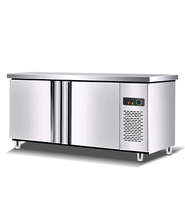 HENGZHI 1.8M Réfrigérateur commercial de comptoir pour sandwichs 201 pour salon de thé à bulles