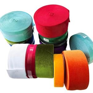 Ruban élastique en velours de luxe Boca, large bande de tissu extensible pour la garniture de vêtements, les accessoires capillaires et la décoration intérieure - Product Image 2