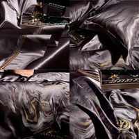 Ensemble de literie en soie de mûrier 100% pure de qualité supérieure 6A, comprenant un duvet en soie, une drap en soie et des taies d'oreiller