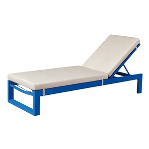 Blue Hotel Beach Garden Tumbona Muebles Piscina de aluminio al aire libre Tumbonas para exteriores - Product Image 2