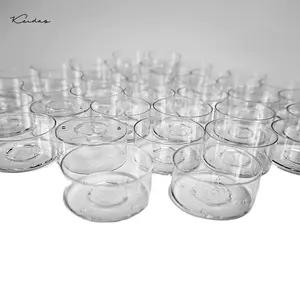 Vela de vela de plástico transparente, kits de fabricación de velas DIY