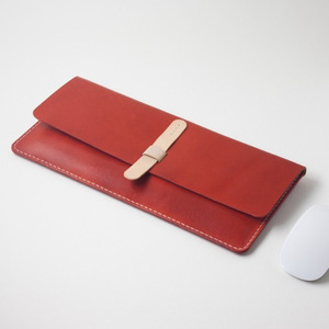 Bolsa antipolvo para teclado de cuero PU personalizada, bolsa para teclado de estilo retro japonés, bolsa de almacenamiento para periféricos de teclado mecánico. - Product Image 4